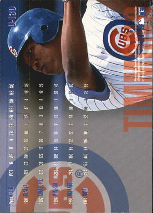 1995 Fleer Update Baseball "Main Set" Base Cards - Picture 257 of 395