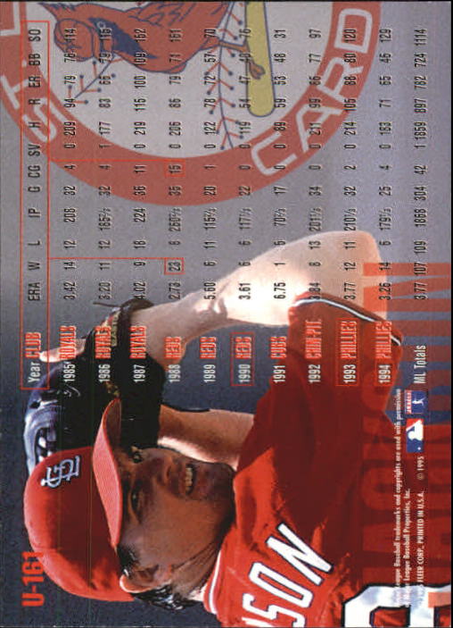 1995 Fleer Update Baseball "Main Set" Base Cards - Picture 319 of 395