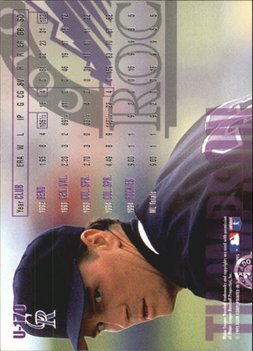 1995 Fleer Update Baseball "Main Set" Base Cards - Picture 337 of 395