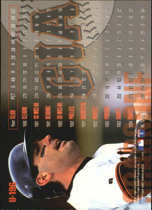 1995 Fleer Update Baseball "Main Set" Base Cards - Picture 387 of 395