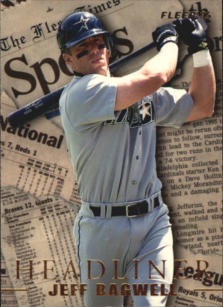 1995 Fleer Update Headliners #1 Jeff Bagwell