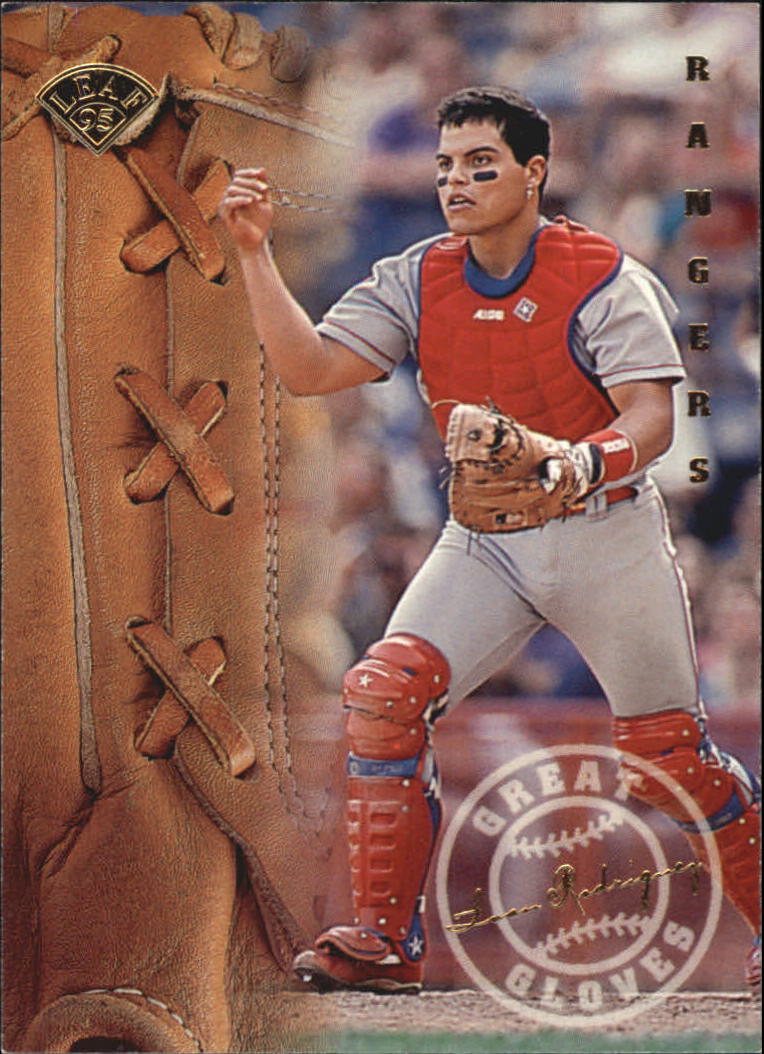 1995 Leaf Great Gloves #16 Ivan Rodriguez