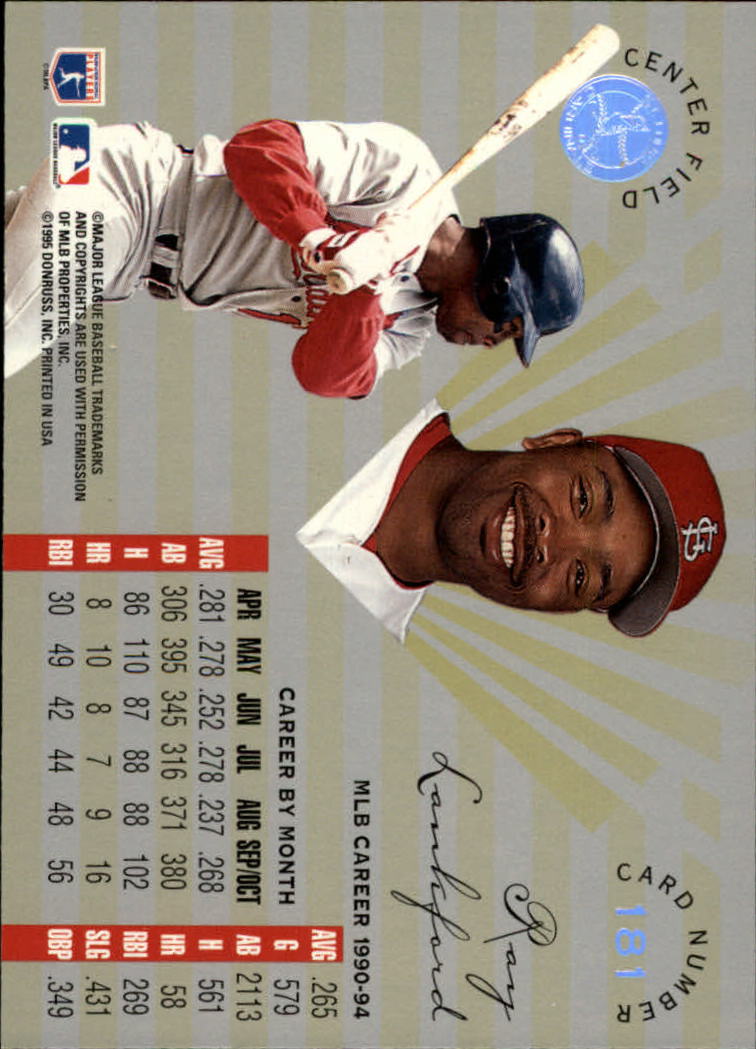 A8510- 1995 Leaf Limited BB Card #s 1-192 +Inserts -You Pick- 15+ FREE US SHIP - Picture 325 of 441