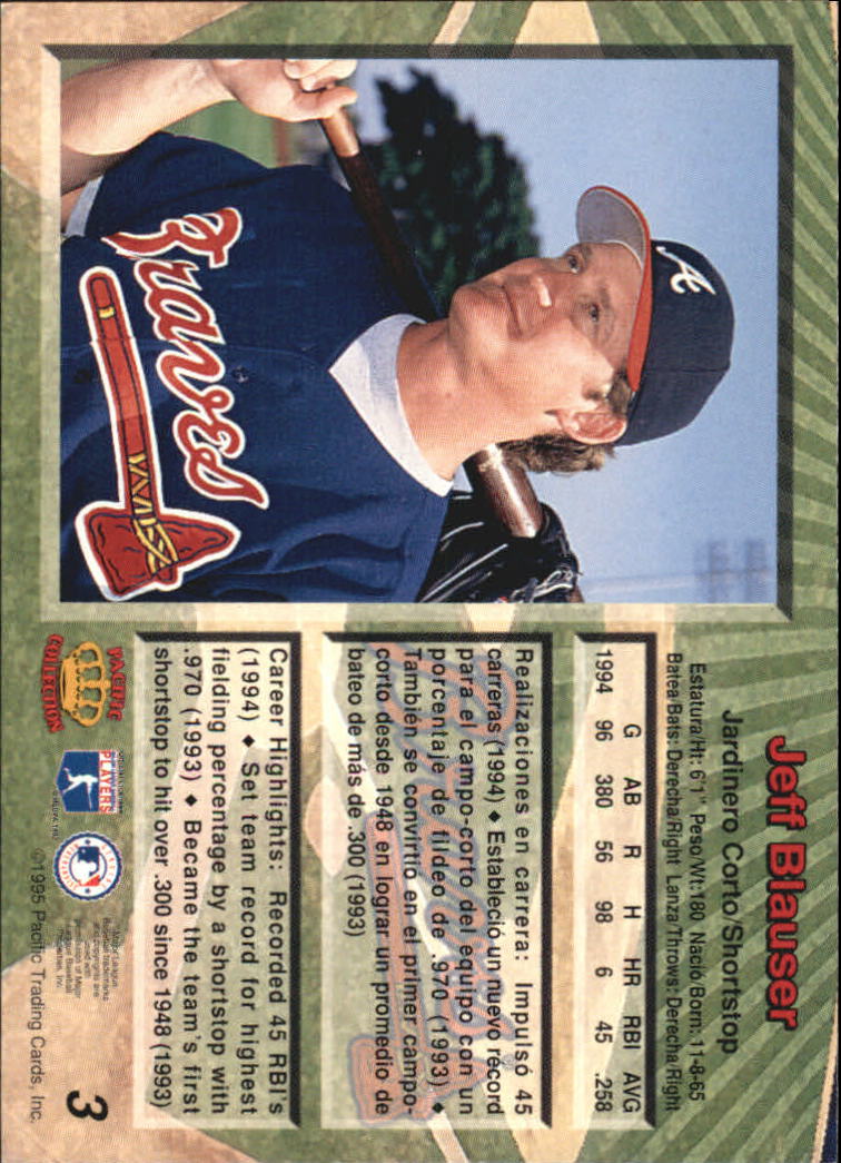 B1554- 1995 Pacific Baseball Cards 1-250 +Rookies -You Pick- 15+ FREE US SHIP - Picture 7 of 447