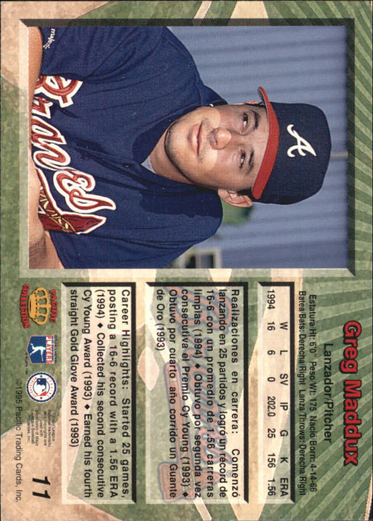 B1554- 1995 Pacific Baseball Cards 1-250 +Rookies -You Pick- 15+ FREE US SHIP - Picture 23 of 447