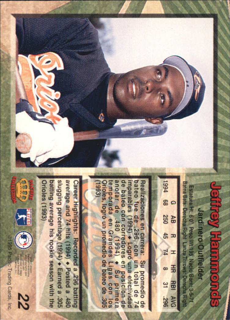 B1554- 1995 Pacific Baseball Cards 1-250 +Rookies -You Pick- 15+ FREE US SHIP - Picture 45 of 447