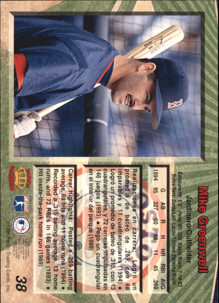 B1554- 1995 Pacific Baseball Cards 1-250 +Rookies -You Pick- 15+ FREE US SHIP - Picture 77 of 447