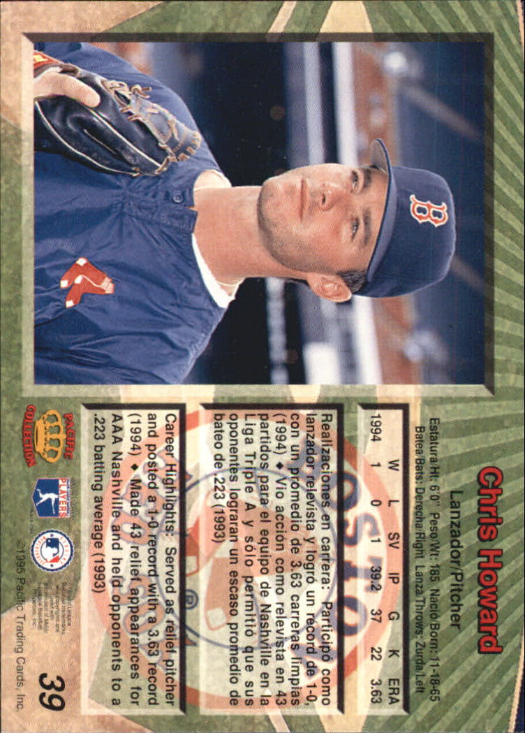 B1554- 1995 Pacific Baseball Cards 1-250 +Rookies -You Pick- 15+ FREE US SHIP - Picture 79 of 447