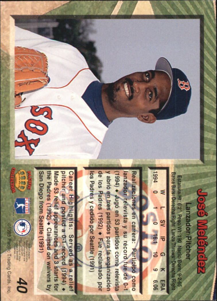 B1554- 1995 Pacific Baseball Cards 1-250 +Rookies -You Pick- 15+ FREE US SHIP - Picture 81 of 447