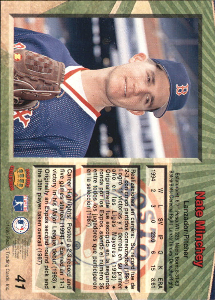 B1554- 1995 Pacific Baseball Cards 1-250 +Rookies -You Pick- 15+ FREE US SHIP - Picture 83 of 447