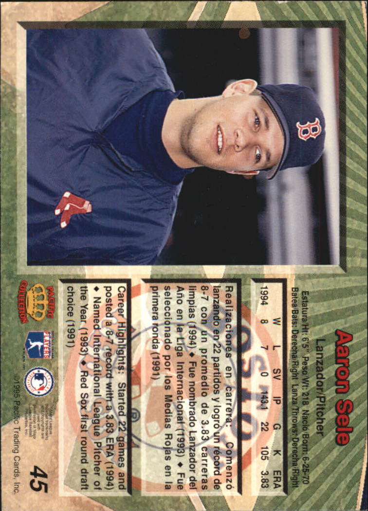 B1554- 1995 Pacific Baseball Cards 1-250 +Rookies -You Pick- 15+ FREE US SHIP - Picture 91 of 447