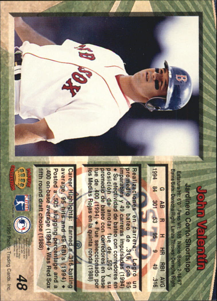 B1554- 1995 Pacific Baseball Cards 1-250 +Rookies -You Pick- 15+ FREE US SHIP - Picture 97 of 447