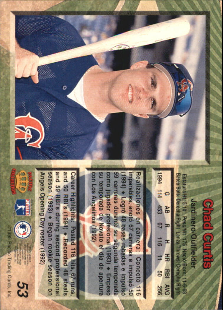 B1554- 1995 Pacific Baseball Cards 1-250 +Rookies -You Pick- 15+ FREE US SHIP - Picture 107 of 447