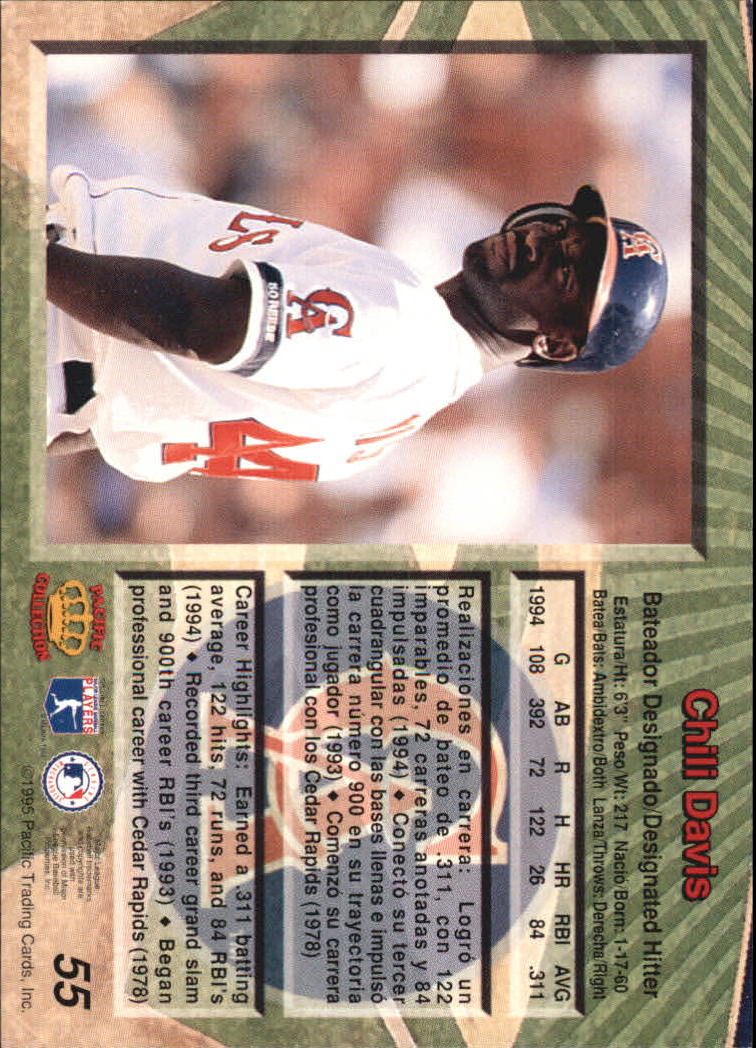 B1554- 1995 Pacific Baseball Cards 1-250 +Rookies -You Pick- 15+ FREE US SHIP - Picture 111 of 447