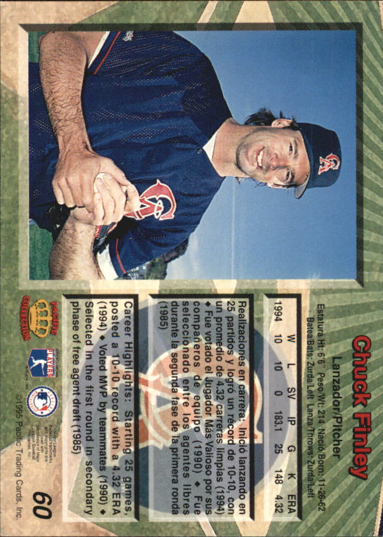 B1554- 1995 Pacific Baseball Cards 1-250 +Rookies -You Pick- 15+ FREE US SHIP - Picture 121 of 447