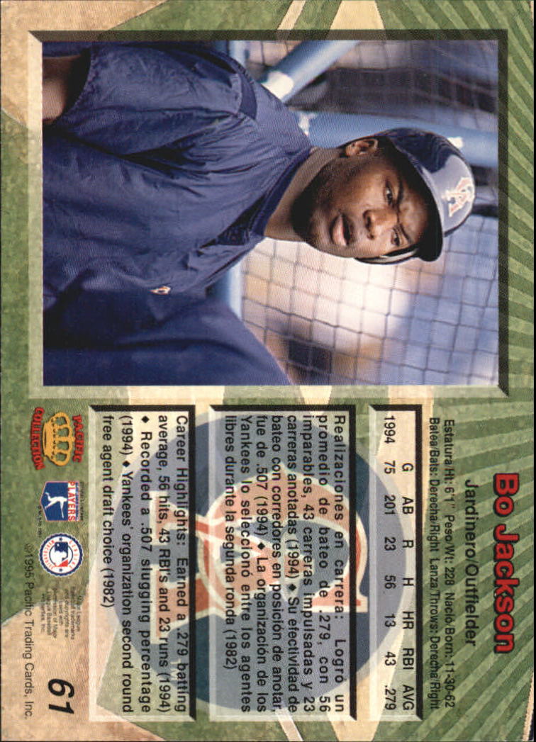 B1554- 1995 Pacific Baseball Cards 1-250 +Rookies -You Pick- 15+ FREE US SHIP - Picture 123 of 447