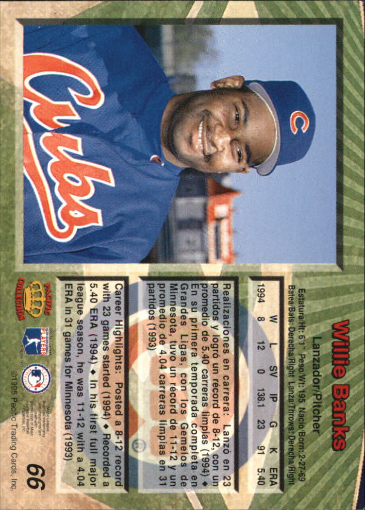 B1554- 1995 Pacific Baseball Cards 1-250 +Rookies -You Pick- 15+ FREE US SHIP - Picture 133 of 447