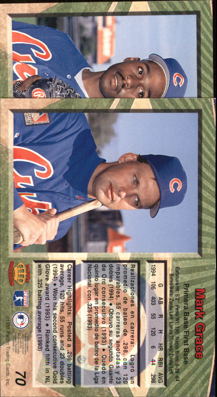 B1554- 1995 Pacific Baseball Cards 1-250 +Rookies -You Pick- 15+ FREE US SHIP - Picture 139 of 447