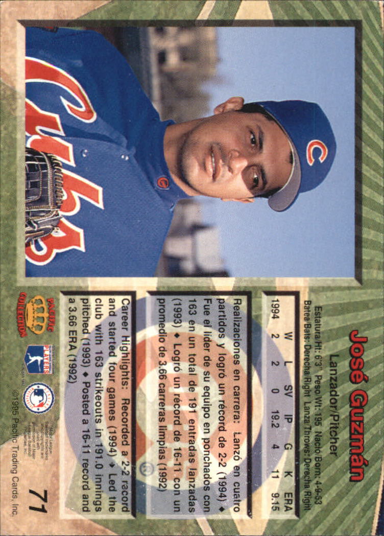 B1554- 1995 Pacific Baseball Cards 1-250 +Rookies -You Pick- 15+ FREE US SHIP - Picture 141 of 447