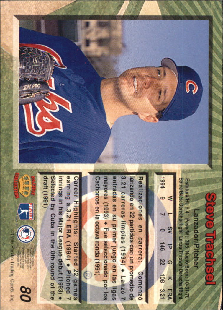 B1554- 1995 Pacific Baseball Cards 1-250 +Rookies -You Pick- 15+ FREE US SHIP - Picture 155 of 447