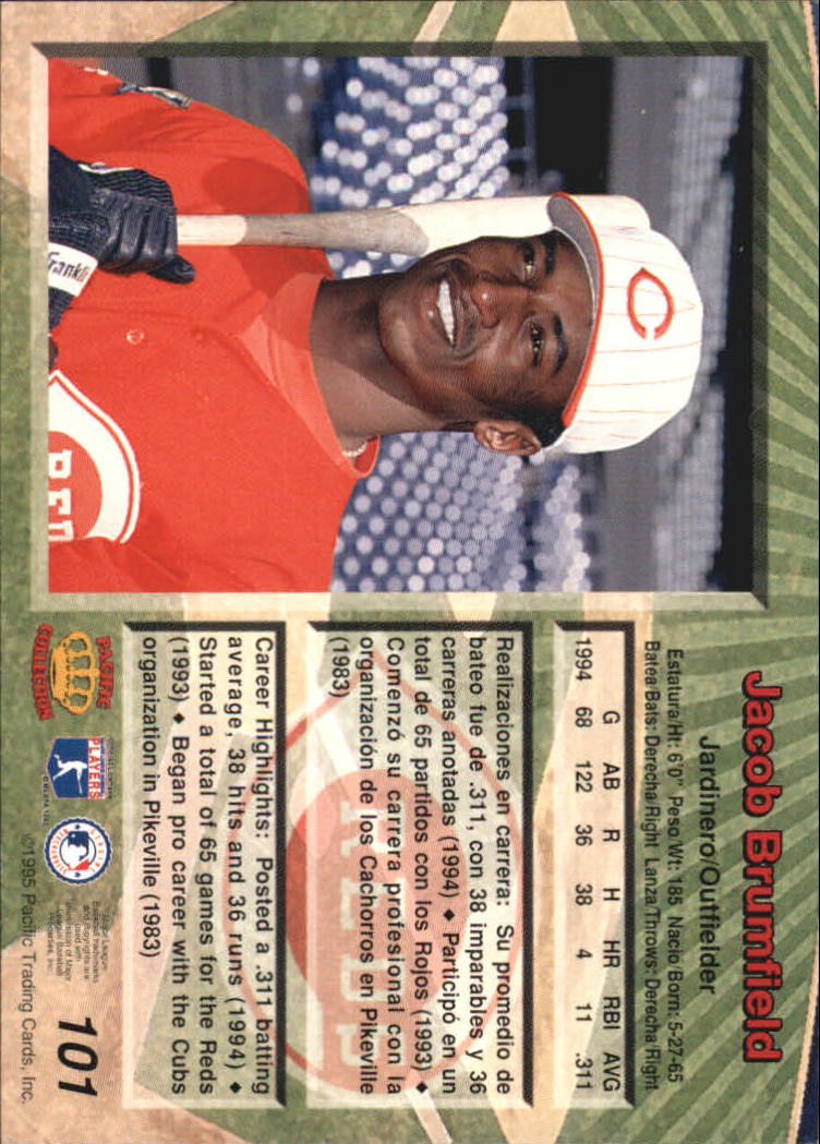 B1554- 1995 Pacific Baseball Cards 1-250 +Rookies -You Pick- 15+ FREE US SHIP - Picture 193 of 447