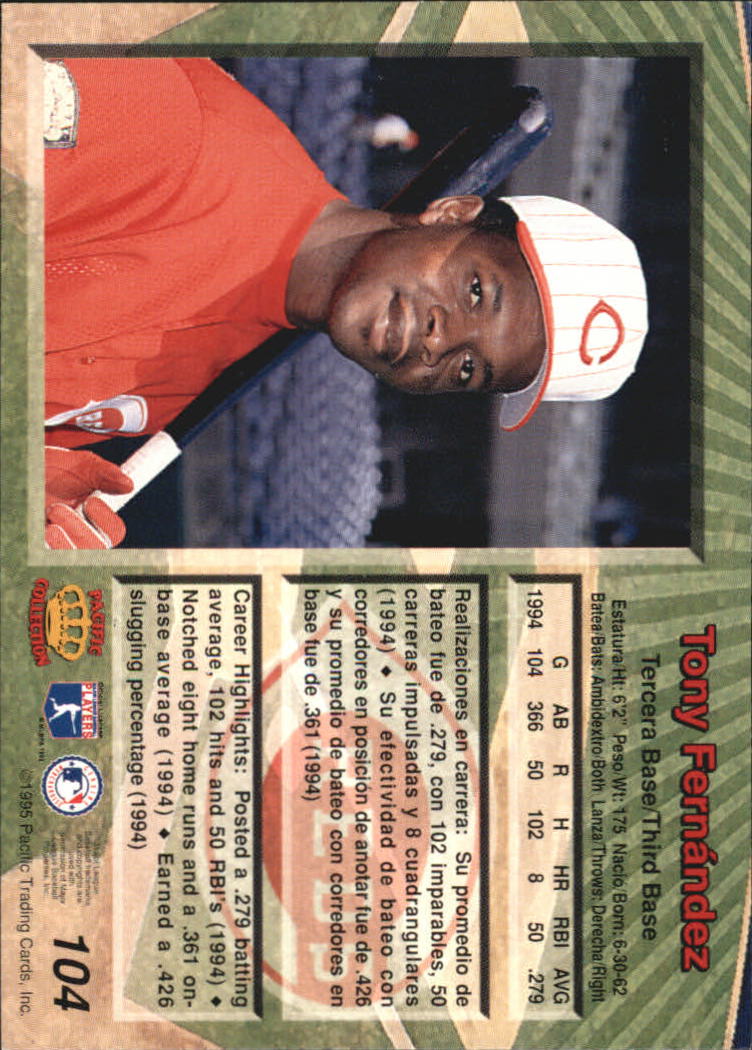 B1554- 1995 Pacific Baseball Cards 1-250 +Rookies -You Pick- 15+ FREE US SHIP - Picture 199 of 447