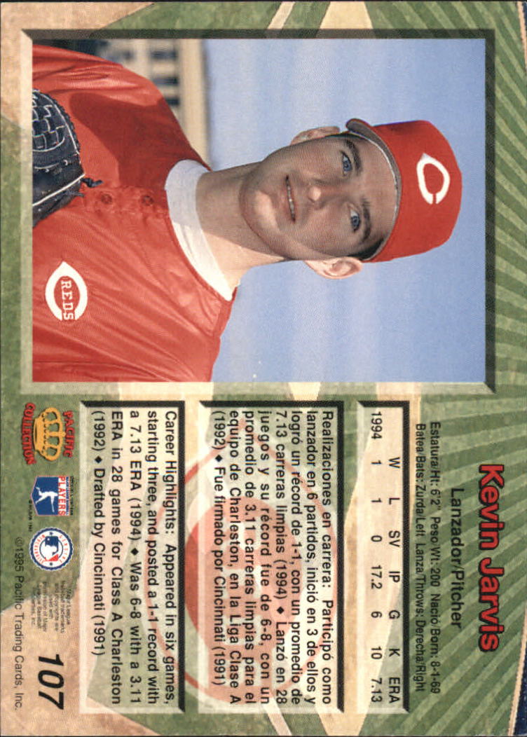 B1554- 1995 Pacific Baseball Cards 1-250 +Rookies -You Pick- 15+ FREE US SHIP - Picture 205 of 447