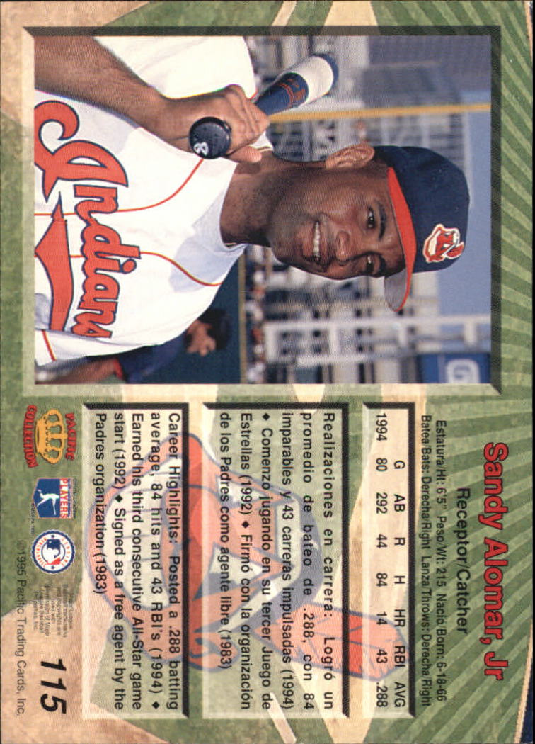 B1554- 1995 Pacific Baseball Cards 1-250 +Rookies -You Pick- 15+ FREE US SHIP - Picture 221 of 447