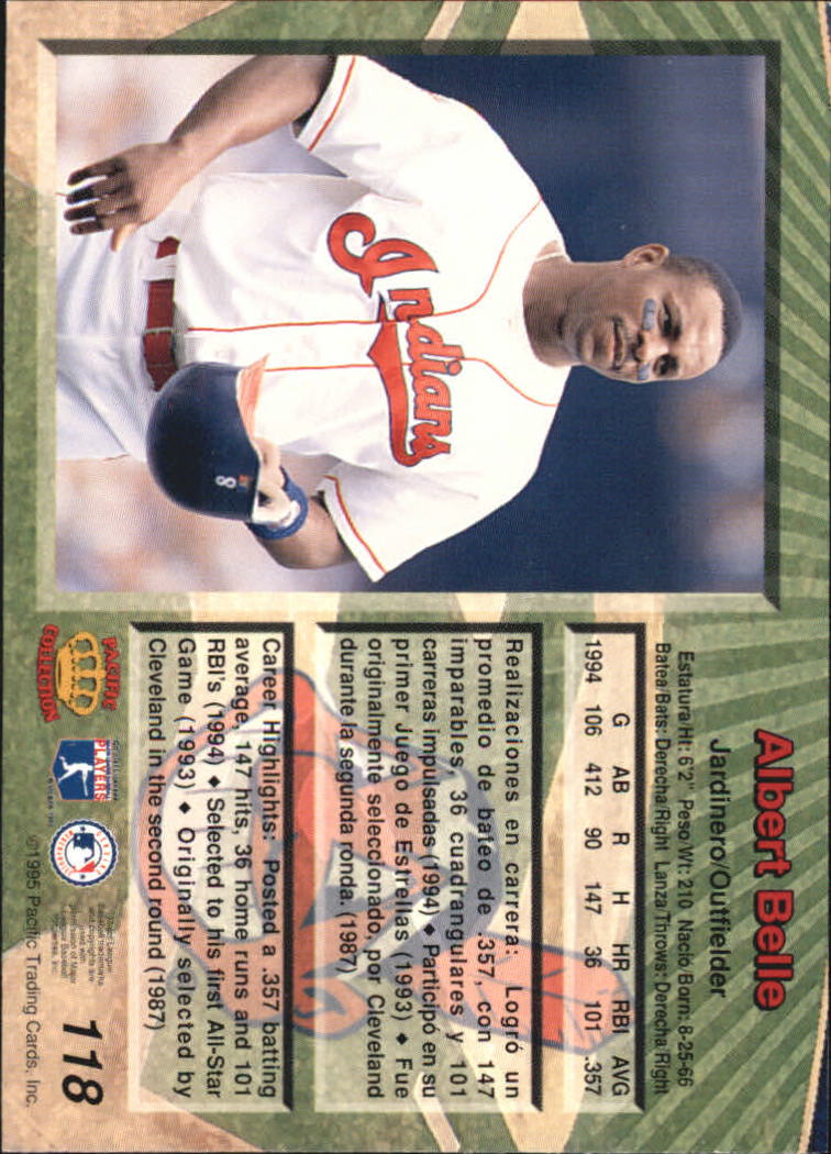 B1554- 1995 Pacific Baseball Cards 1-250 +Rookies -You Pick- 15+ FREE US SHIP - Picture 227 of 447