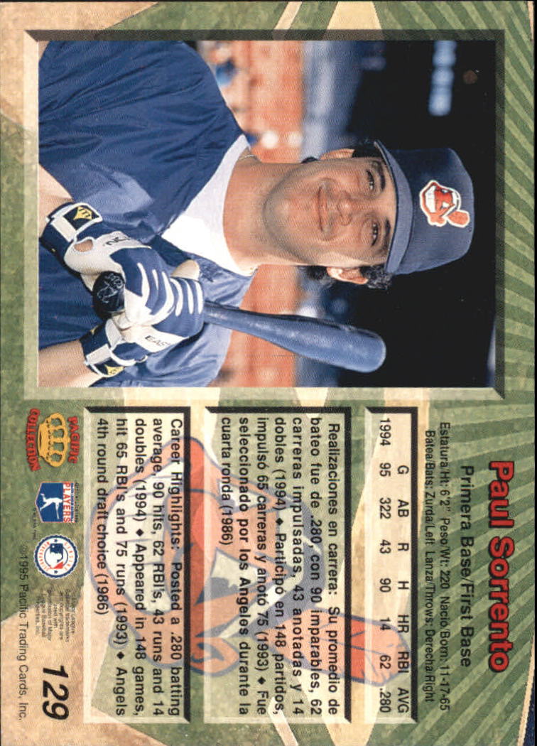 B1554- 1995 Pacific Baseball Cards 1-250 +Rookies -You Pick- 15+ FREE US SHIP - Picture 249 of 447