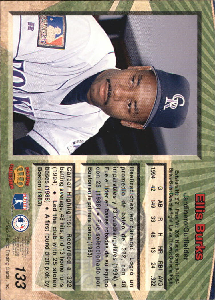 B1554- 1995 Pacific Baseball Cards 1-250 +Rookies -You Pick- 15+ FREE US SHIP - Picture 257 of 447