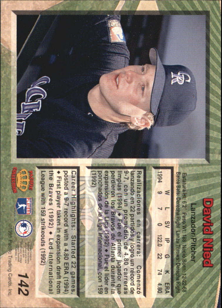 B1554- 1995 Pacific Baseball Cards 1-250 +Rookies -You Pick- 15+ FREE US SHIP - Picture 275 of 447