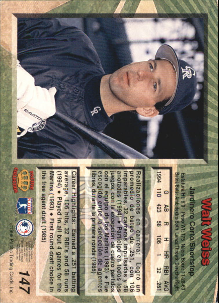 B1554- 1995 Pacific Baseball Cards 1-250 +Rookies -You Pick- 15+ FREE US SHIP - Picture 285 of 447