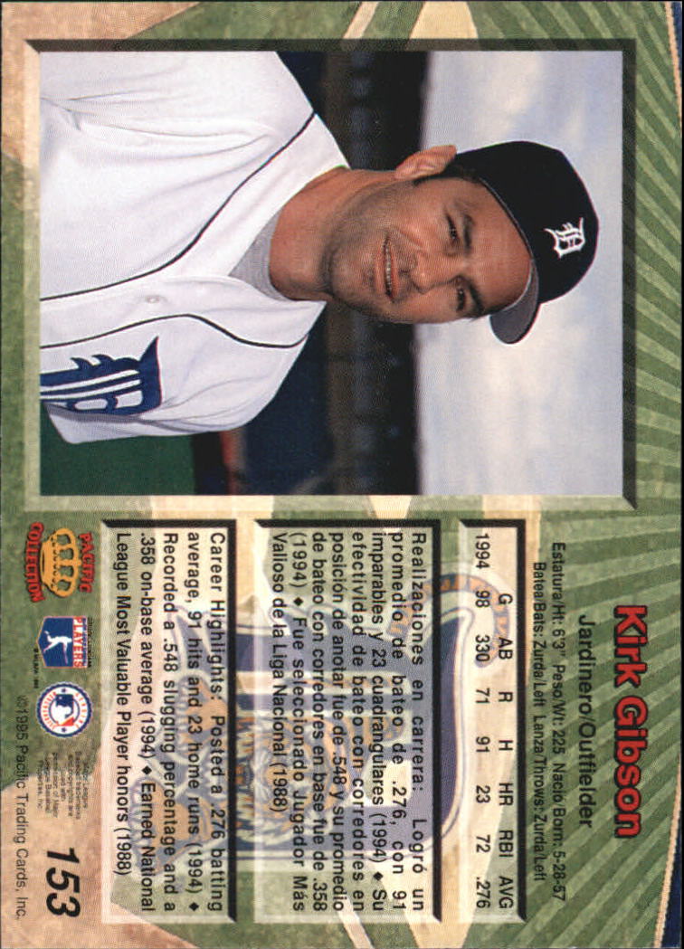 B1554- 1995 Pacific Baseball Cards 1-250 +Rookies -You Pick- 15+ FREE US SHIP - Picture 297 of 447