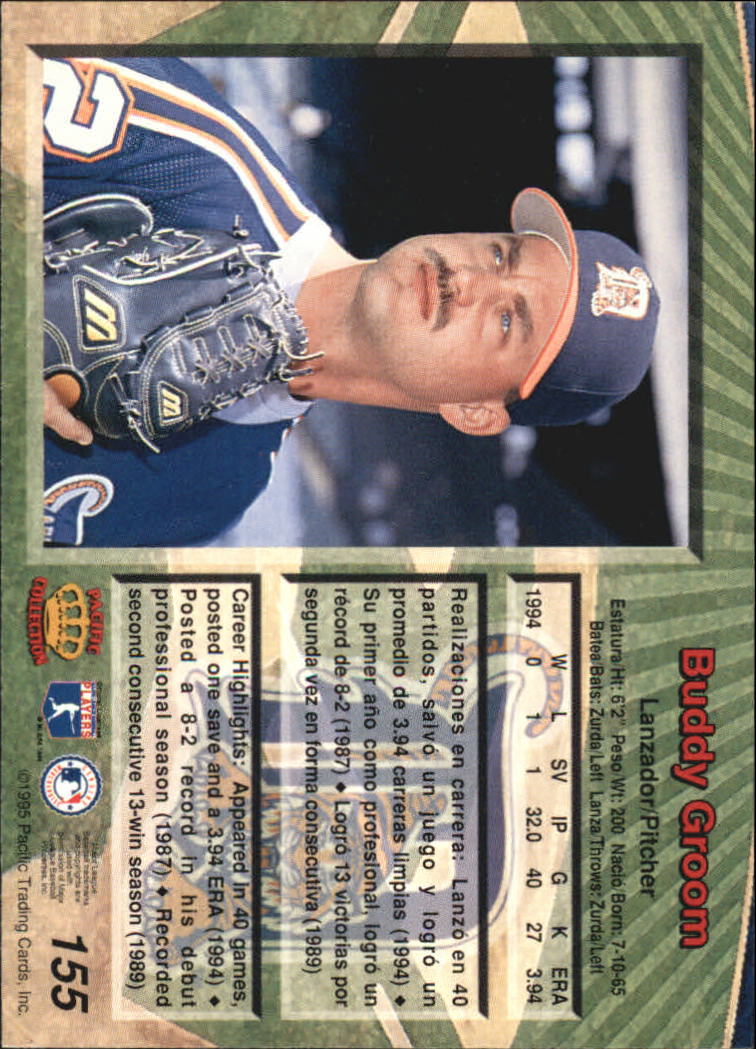 B1554- 1995 Pacific Baseball Cards 1-250 +Rookies -You Pick- 15+ FREE US SHIP - Picture 301 of 447