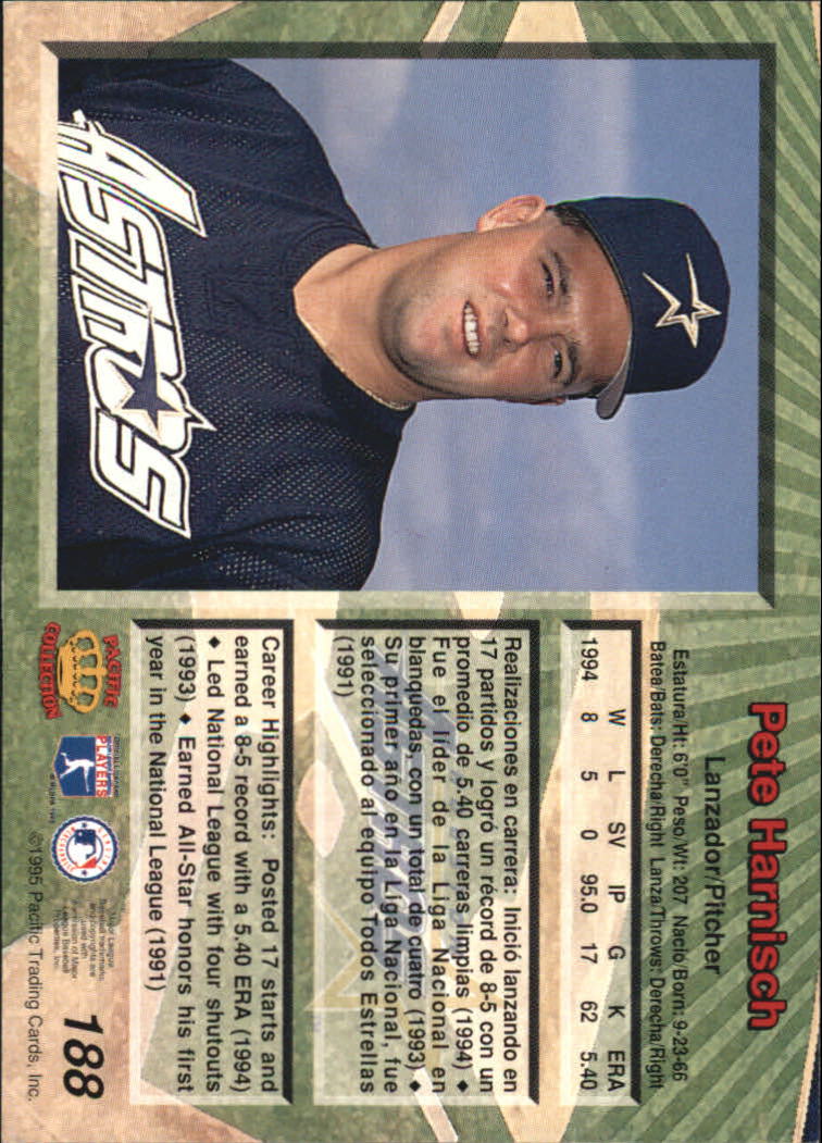 B1554- 1995 Pacific Baseball Cards 1-250 +Rookies -You Pick- 15+ FREE US SHIP - Picture 323 of 447