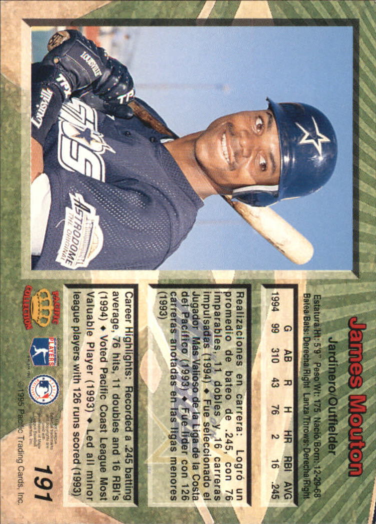 B1554- 1995 Pacific Baseball Cards 1-250 +Rookies -You Pick- 15+ FREE US SHIP - Picture 329 of 447