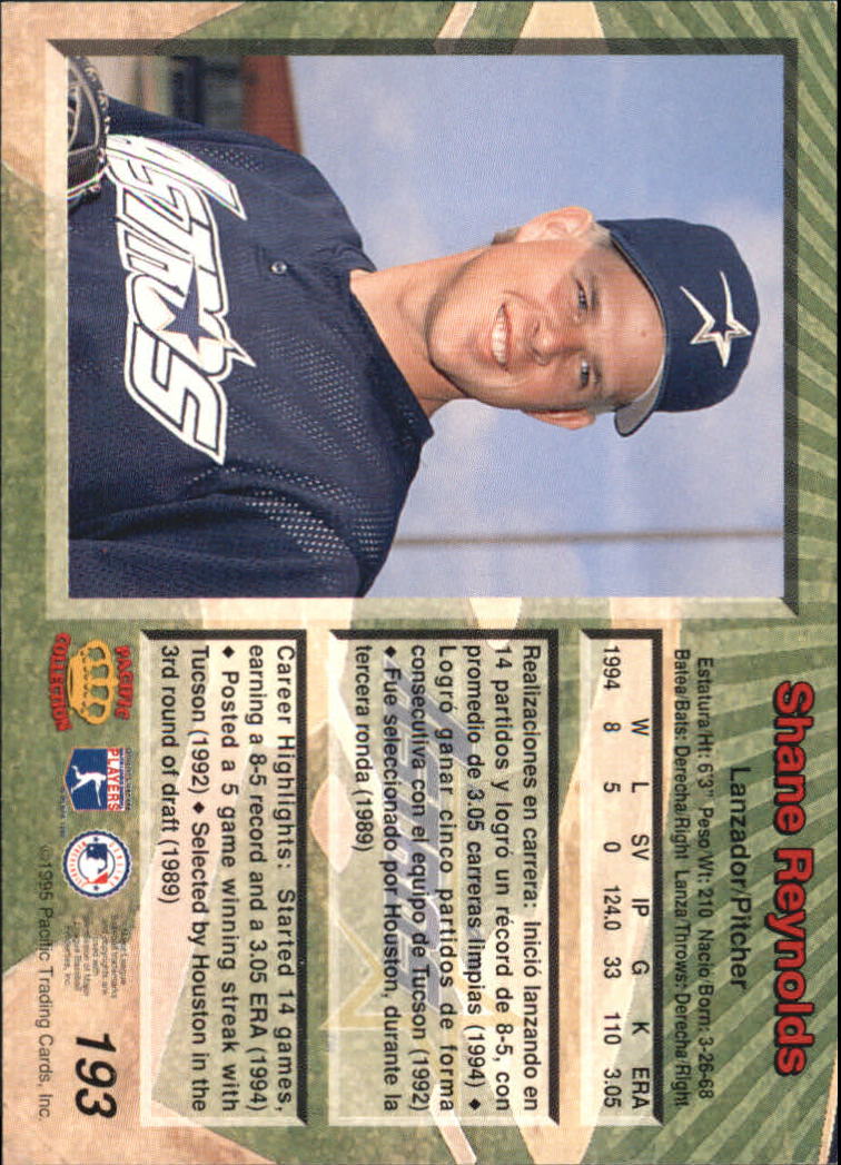 B1554- 1995 Pacific Baseball Cards 1-250 +Rookies -You Pick- 15+ FREE US SHIP - Picture 333 of 447