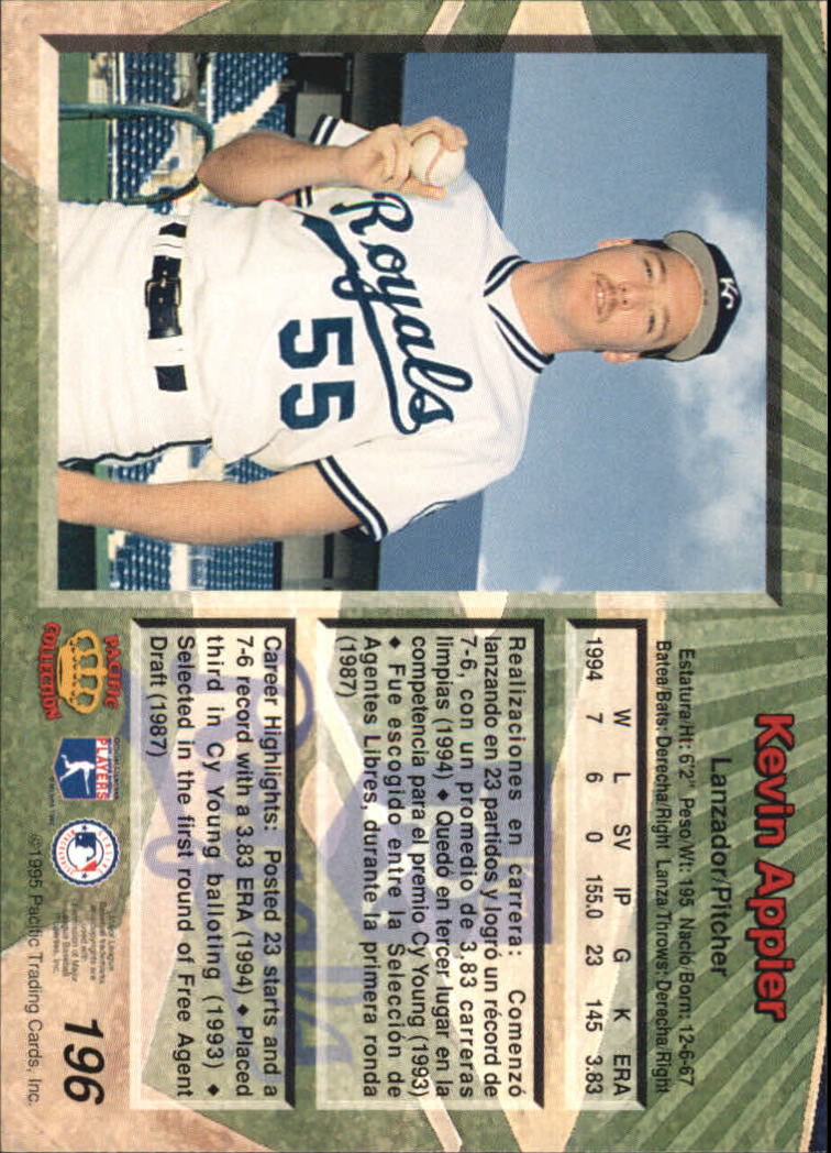 B1554- 1995 Pacific Baseball Cards 1-250 +Rookies -You Pick- 15+ FREE US SHIP - Picture 307 of 413