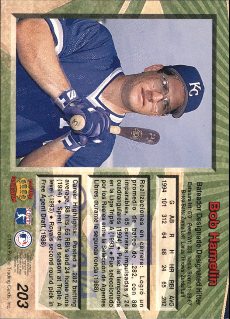 B1554- 1995 Pacific Baseball Cards 1-250 +Rookies -You Pick- 15+ FREE US SHIP - Picture 321 of 413