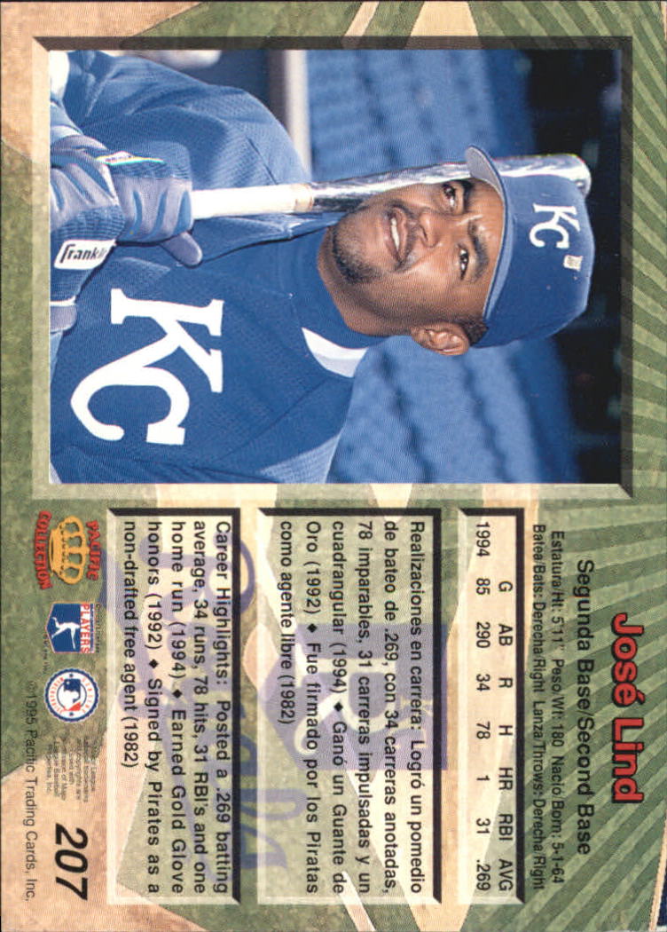 B1554- 1995 Pacific Baseball Cards 1-250 +Rookies -You Pick- 15+ FREE US SHIP - Picture 329 of 413