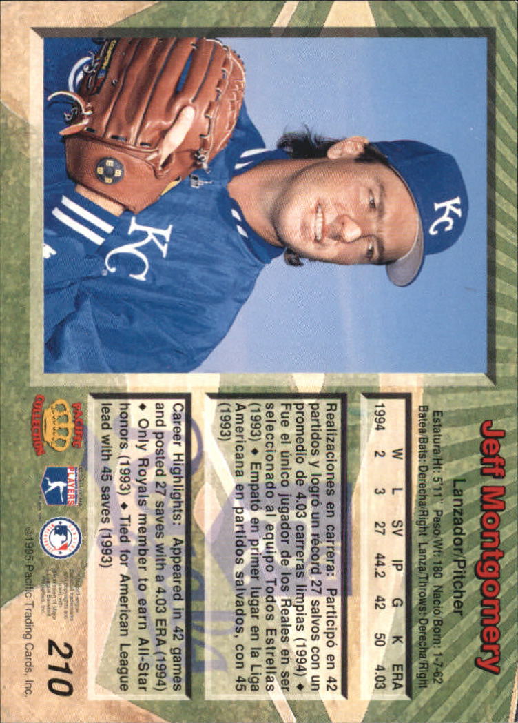 B1554- 1995 Pacific Baseball Cards 1-250 +Rookies -You Pick- 15+ FREE US SHIP - Picture 367 of 447