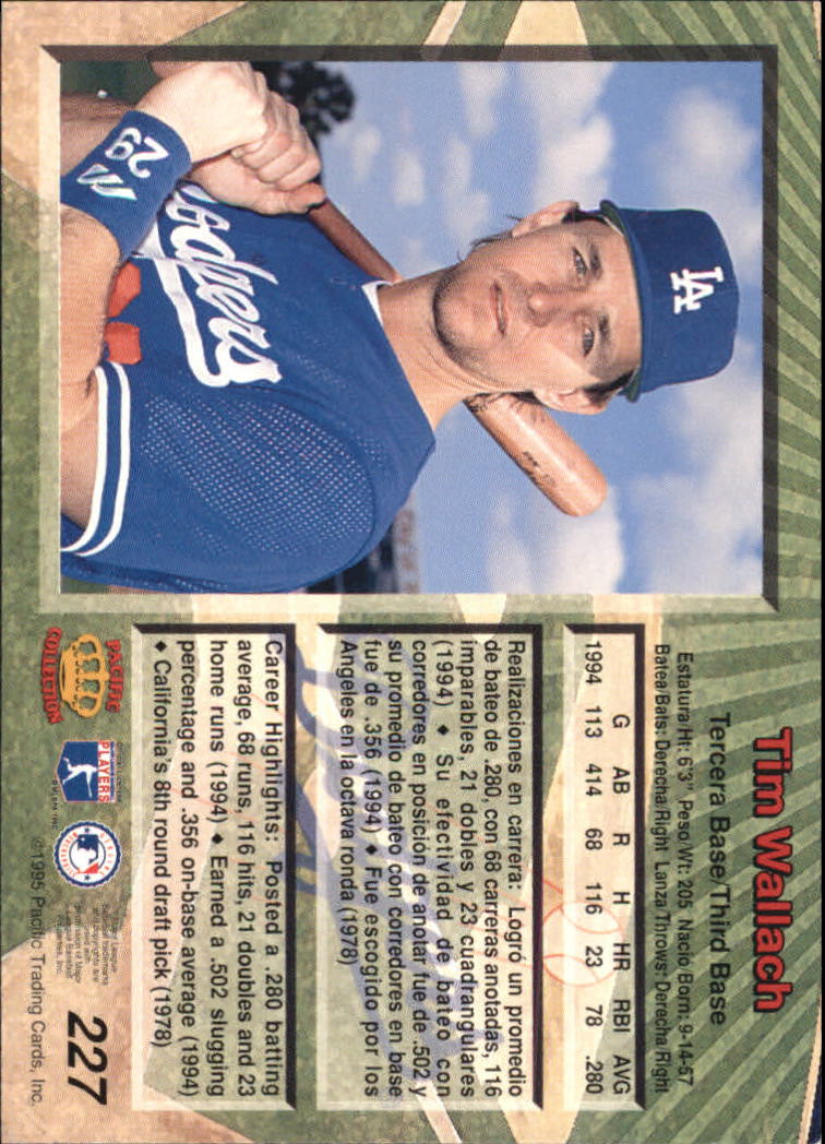 B1554- 1995 Pacific Baseball Cards 1-250 +Rookies -You Pick- 15+ FREE US SHIP - Picture 401 of 447