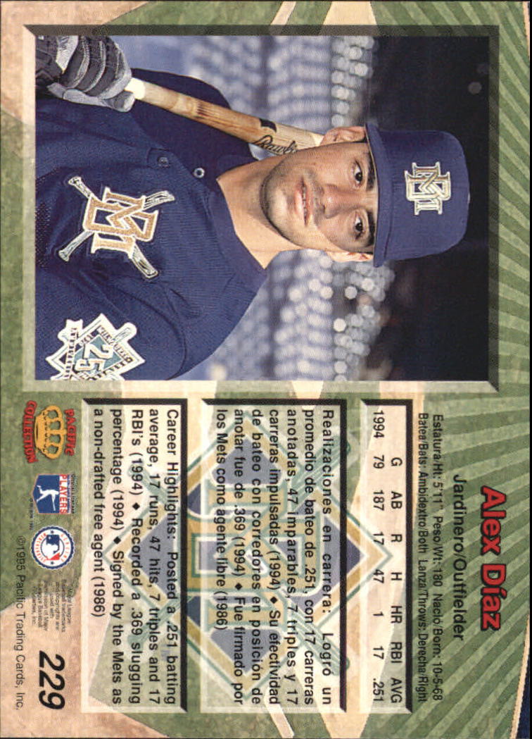 B1554- 1995 Pacific Baseball Cards 1-250 +Rookies -You Pick- 15+ FREE US SHIP - Picture 373 of 413