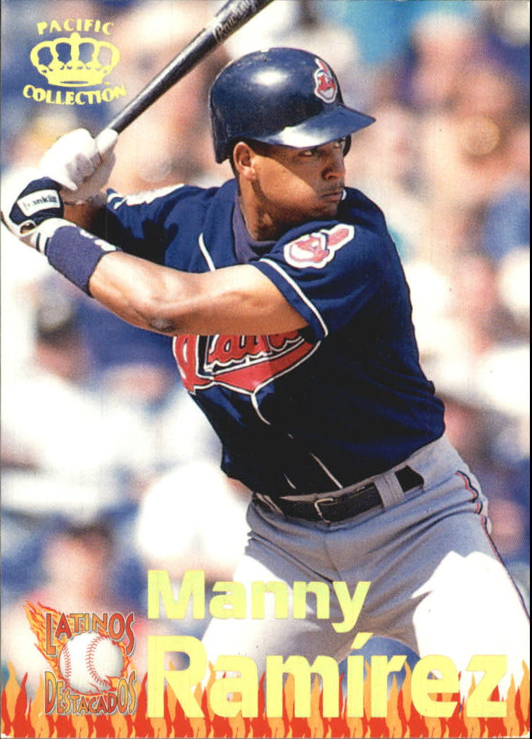 1995 Pacific Latinos Destacados #28 Manny Ramirez