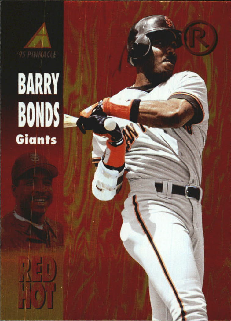 1995 Pinnacle Red Hot #RH6 Barry Bonds