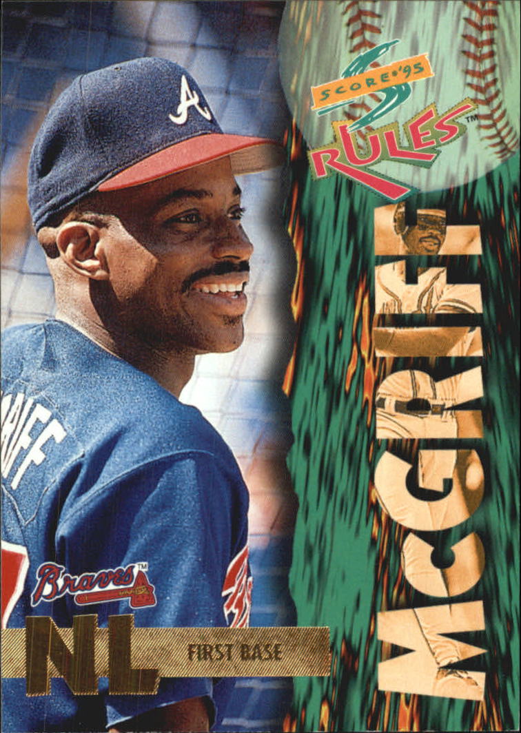 1995 Score Rules #SR13 Fred McGriff