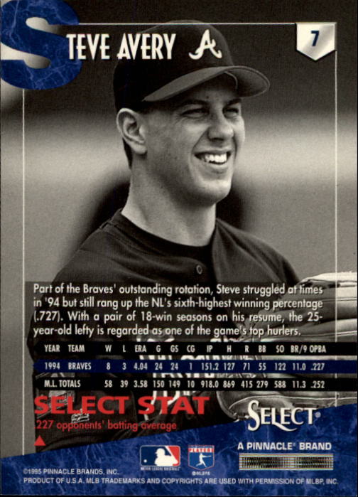 1995 Select (Pinnacle) Baseball "Main Set" Base Cards - Picture 15 of 472