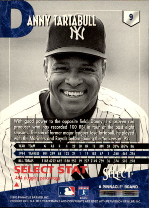 1995 Select (Pinnacle) Baseball "Main Set" Base Cards - Picture 19 of 472