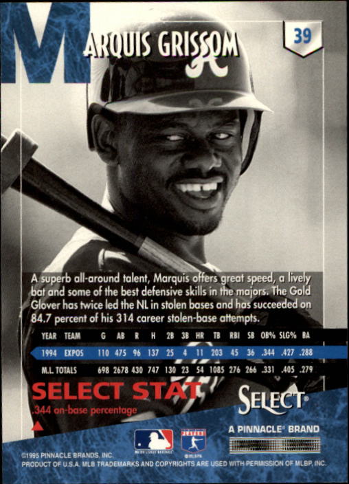 1995 Select (Pinnacle) Baseball "Main Set" Base Cards - Picture 77 of 472
